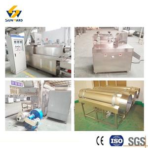 Ligne de traitement des chips et des croûtons de pain gonflés d'ingrédients à base de céréales à vente chaude Extrudeuse à double vis et séchoir multicouche - Product Image 3