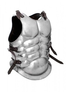 Conjunto de Armadura de Acero Pulido para Pecho y Espalda para Hombres, Equipo de Protección Duradero de Metal para Pecho y Espalda con Acabado Liso - Product Image 3