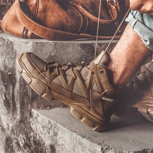 OEM 350 Grammes Super Léger À La Mode En Cuir Respirant Chaussures De Sécurité Composite Embout Semelle Extérieure Souple Hiver Caractéristiques Mi - Product Image 5
