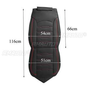 1PC Housse de siège avant universelle pour voiture, en cuir PU respirant et imperméable, protection de siège pour toutes les saisons, compatible avec la plupart des véhicules - Product Image 6