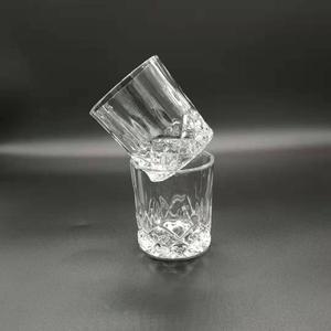 Hot Sale Machine Made Embossed <strong>Crystal</strong> Whiskey <strong>Glass</strong> Cup <strong>Set</strong> for Hotels and Business Gifts - Product Image 1