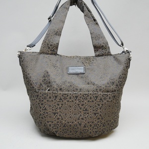 Geometric Pattern Tote Bag Waterproof Nylon Crossbody Bag Adjustable Strap Large Capacity Casual Shoulder Bag for Women Daily - Product Image 1
