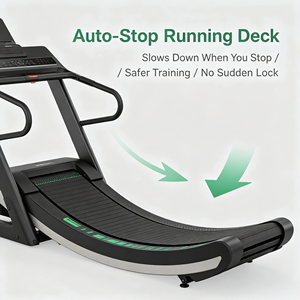 2026 Gran Venta Directa de Fábrica Cinta de Correr Manual Curva Precio Bajo Personalizable Equipo de Entrenamiento Seguro para Gimnasio Venta al por Mayor OEM - Product Image 6