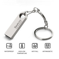 Nouveau stock ZSUIT Clé USB métallique personnalisée JKUP009 4 Go-128 Go USB 2.0 Garantie 3 ans Certifié CE/FCC/RoHS Logo OEM