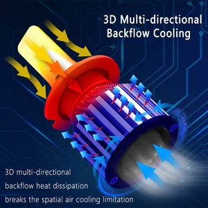 Đèn Pha <span class=keywords><strong>Led</strong></span> Cho Xe GL31 880/881 H3 H7 8 9004 9006 5202 Bóng Đèn <span class=keywords><strong>Led</strong></span> Xe Hơi Siêu Sáng 5000 Lumen - Product Image 4