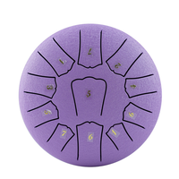 Ethereal Drum 6 Inch 11 Note Gift Ethereal Drum Beginner Steel Tongue Drum Worry-free Drum Percussion Instrument Children