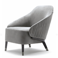 Canapé en tissu de conception italienne moderne, meubles de salon, canapés de luxe pour la maison, canapé gris 2 places
