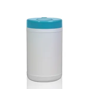 Круглая пластиковая бутылка для чистки 1000 мл, емкость для влажных салфеток, Диспенсер, ведро, контейнеры