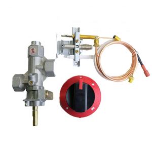 Gas valv e • Pilot burner • T hermocouple • Heating accessories gas