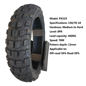 Pneus de moto à double usage 150/70-18, sport, aventure, tout-terrain, route, moto, pneus 150/70-18, 150/70-18 150/7 - Product Image 1