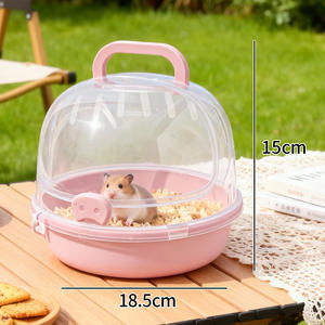 <span class=keywords><strong>Cage</strong></span> portable transparente en plastique pour petits animaux, idéale pour oiseaux et hamsters, en PP ventilé, pour extérieur – Fournitures pour animaux de compagnie – Vente chaude - Product Image 5