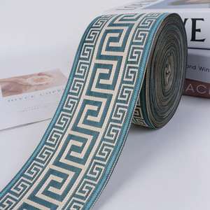 Bande élastique en nylon jacquard écologique durable personnalisable, ruban de sangle, largeur de 1 à 5 cm, vêtements, vêtements, logo imprimé - Product Image 3