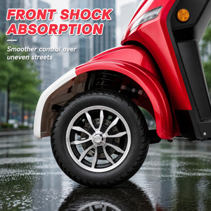 Scooter Eléctrico de 4 Ruedas con Frenos de Disco Delanteros + Frenos de Tambor Traseros, 55 km de Autonomía, Batería de Litio, Scooter de Movilidad para Personas Mayores - Product Image 1