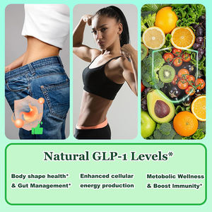 Biokom GLP-1 quotidianamente gocce liquide ad alto contenuto di <span class=keywords><strong>Fiber</strong></span> e berberina Hci GLP1 integratore con tè verde, bromelina e cromo per donne e uomini - Product Image 4