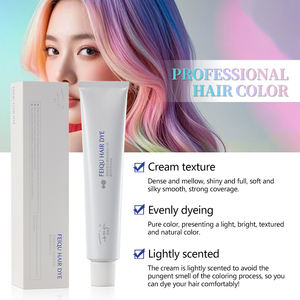 Feiqu organique italien cheveux humains semi-permanent teinture pour les cheveux crème couvre les cheveux gris formule nourrissante sans PPD peroxyde d'ammoniac - Product Image 3