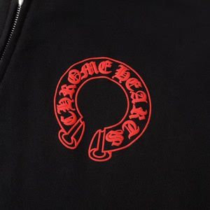 New cross-shaped hoodie with horseshoe print floral cardigan, zipper, CH fashion brand, Sanskrit <b>sweater</b>, unisex outerwear - Product Image 4