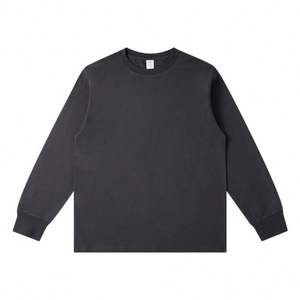 Camiseta Formal Unisex de Manga Larga, Color Sólido, 230 g/m², Mezcla de Poliéster/Algodón, Transpirable, Ecológica, Estampada, I-0432 - Product Image 2