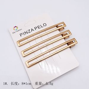 Inspiré coréen bricolage carré perle épingle à <span class=keywords><strong>cheveux</strong></span> populaire métal <span class=keywords><strong>coupe</strong></span> bec de canard pince 5cm alliage <span class=keywords><strong>cheveux</strong></span> accessoires fabricant en gros - Product Image 6