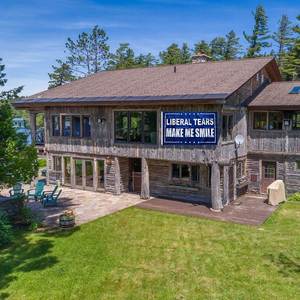 ธงลาย Liberal Tears Make Me Smile แบบสองด้านสำหรับตกแต่งสนามหญ้าในบ้านและนอกบ้าน รุ่นใหม่ล่าสุด - Product Image 5