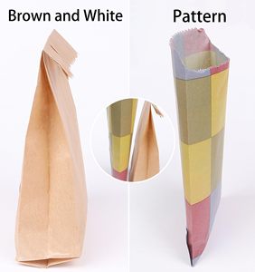 Emballage de collations faites à la main de haute qualité impression personnalisée biscuit translucide résistant à l'huile produits de boulangerie petits sacs en papier ciré - Product Image 3