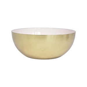 Saladier arrondi en métal au design moderne, émaillé brillant à haute teneur en fer, ustensiles de cuisine pour la maison, riz durable, légume de Noël - Product Image 3