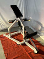Footplate anti-dérapante commerciale de haute qualité Chargé sur plaque poids libre professionnel RELOADED LEVER ROW Machine avec poignée ergonomique