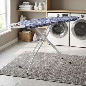 Planche à repasser portable moderne Belda, mini, pliable, avec support réglable, durable, housse en tissu 100% coton, pour vêtements européens - Product Image 3