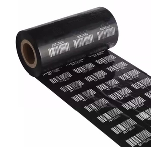 เทปคาร์บอนแบบผสมฐานแว็กซ์ ม้วน 110 * <span class=keywords><strong>300</strong></span>  กระดาษฉลากแบบมีกาวในตัว ฐานเรซิน  ริบบิ้นเครื่องพิมพ์บาร์โค้ดแบบถ่ายโอนความร้อน - Product Image 4