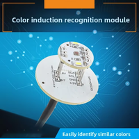 Capteur optique de haute précision Module de positionnement de marque de reconnaissance de couleur RS485 pour la correction de distinction de détection de couleur