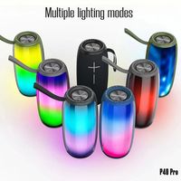 Altavoz Portátil Hopestar P40 PRO 20W con Bluetooth, Resistente al Agua IPX6, Luz LED RGB, TWS Estéreo, MP3, WMA, Radio FM, para Fiestas al Aire Libre