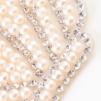 Autocollants en strass en forme de cœur irrégulier, prêts à l'emploi, patchs décoratifs DIY pour pinces à cheveux, vêtements, sacs – Vente en gros