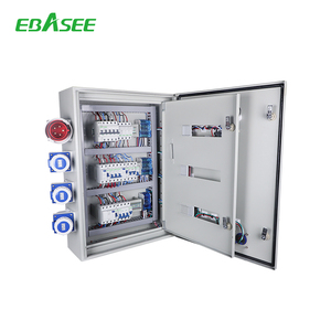 Caja de Distribución de Energía Metálica EBASEE, Tomacorriente Industrial IEC 60309, Unidad de Alimentación CEE de 16A a 125A para Construcción/Eventos/Fábrica - Product Image 2