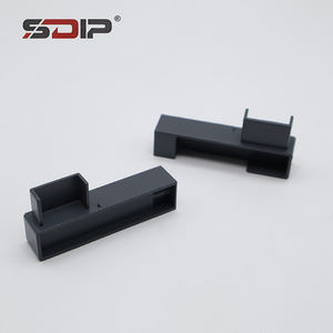 Nouveau support de tige de suspension de garde-robe en alliage de Zinc <span class=keywords><strong>barre</strong></span> horizontale tige de suspension <span class=keywords><strong>fixation</strong></span> bride siège épaissi siège inférieur pour vêtements - Product Image 4