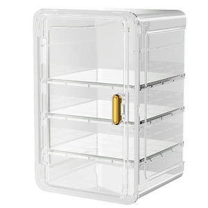 Bottle Storage Box Transparent Multi Layer Dust Proof Baby Feeding Bottle Organizer With Lid For Kitchen Or Nursery - Product Image 5