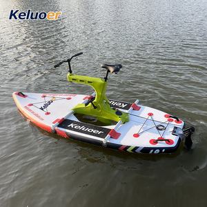 Vélo à pédale d'eau Vélo de loisirs aquatique unique Bateau à pédales de tourisme gonflable - Product Image 4