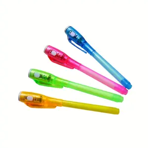 Penna spia penna UV logo personalizzato promozione penna inchiostro invisibile vendita calda