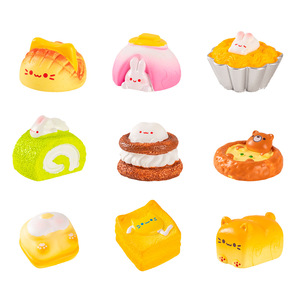 Gemengde mini hars voedselfiguren, rollenspel keukenspel, party-favour speelgoed, miniatuur voedsel speelgoed voor poppenhuis accessoires decoratie - Product Image 1