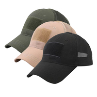 Casquette de baseball tactique respirante pour homme en tissu Ripstop et maille, 6 panneaux, camouflage, pour sports de plein air