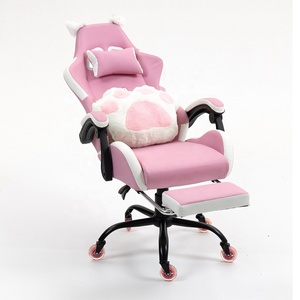 Vente en gros de <span class=keywords><strong>bureau</strong></span> Anime avec <span class=keywords><strong>repose</strong></span>-pieds chaise de joueur de <span class=keywords><strong>bureau</strong></span> d'ordinateur Silla Oficina chaise de jeu de joueur de jeu rose avec <span class=keywords><strong>repose</strong></span>-pieds - Product Image 6