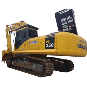 Excavadora usada Komatsu PC350 Original maquinaria hidráulica sobre orugas de segunda mano buen estado PC300 PC360 PC400 PC450 para la venta - Product Image 1