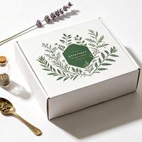 Boîte en carton rétro au design d'ancien apothicaire, motif de pharmacie antique, emballage cadeau personnalisé recyclable