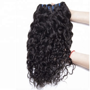 La onda de agua brasileña del pelo de la virgen 4PCS <span class=keywords><strong>cabello</strong></span> humano mojado y ondulado extensiones de 10A paquetes de armadura - Product Image 5