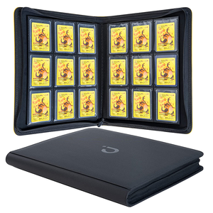 Customize Trading Card Binder Portable Trading Card Holder Pu Leather Collection Top Loader Card Album Trading Toploader Binder