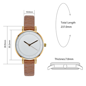 Elegante Delle Donne Della Vigilanza di trasporto di Goccia della <span class=keywords><strong>ragazza</strong></span> Orologi Al Quarzo Minimalista <span class=keywords><strong>Orologio</strong></span> Da Polso - Product Image 6