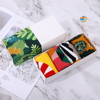 Nouvelle boîte d'emballage personnalisée pour chaussettes, sous-vêtements, serviettes, quatre couleurs imprimées, mini tiroir transparent