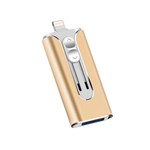 Original USB Flash Drive OTG 3 en 1 para HP Iphone Lenovo Smartphones Pendrive 32GB 64GB 128GB plena capacidad - Product Image 6