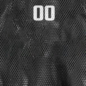 Camiseta de fútbol corta de malla en verde azulado oscuro y negro con detalle de ribete cuadrado número 00 - Product Image 6