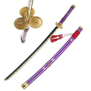Espada Enma de Madera Morada de Zoro, Accesorio de Cosplay de One Piece - Product Image 1