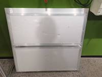Ventilador de cortina de agua con energía eólica para gallineros o corrales de cerdos, con material nano, montaje en pared y panel de control táctil