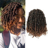 Capelli all'uncinetto intrecciatura sintetica trecce all'uncinetto Pre-loop Dreadlocks estensione dei capelli Pre Passion Twist